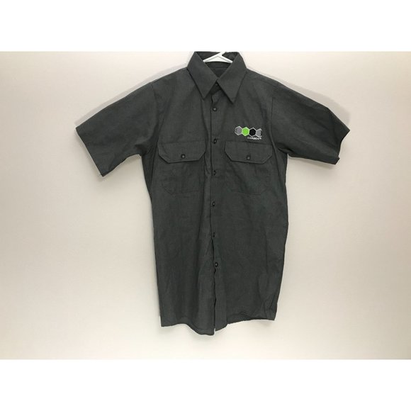 Vintage Red Kap Indian Pale Ale Unicorn Cat Mens S Button Down Graphic Shirt *3 - Picture 3 of 5